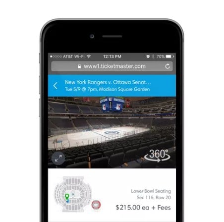 Ticketmaster pokaże Ci widok z dowolnego miejsca na koncercie przed zakupem biletu