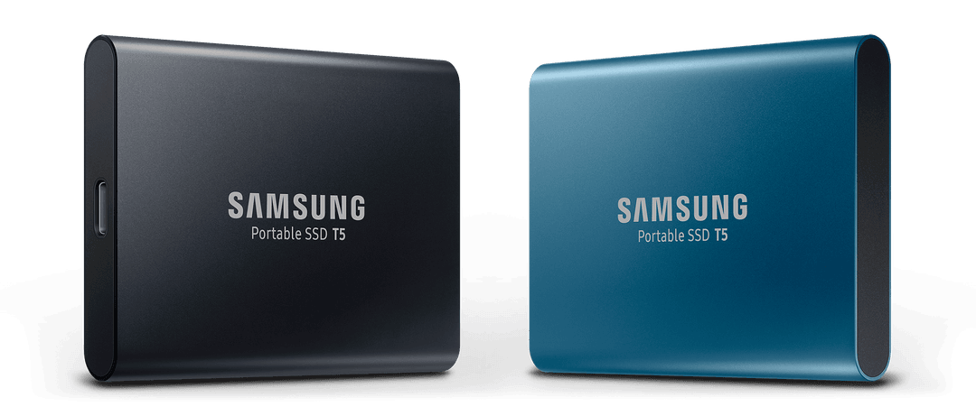 Przenośny dysk SSD T5 wielkości karty kredytowej