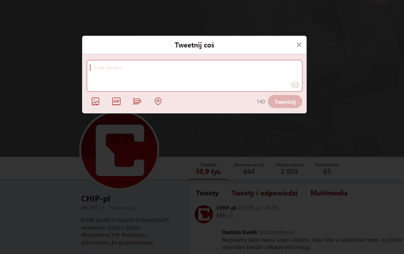 280 zamiast 140 znaków na Twitterze