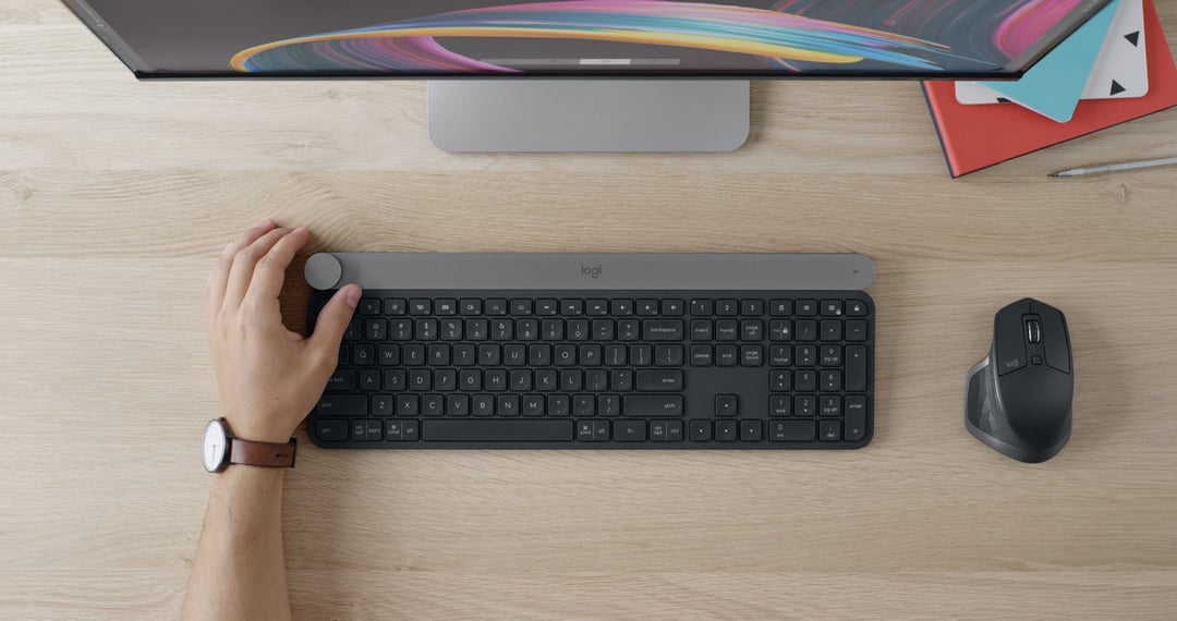 Logitech Craft: bezprzewodowa klawiatura z pokrętłem