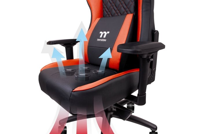 Chłodzony fotel dla graczy