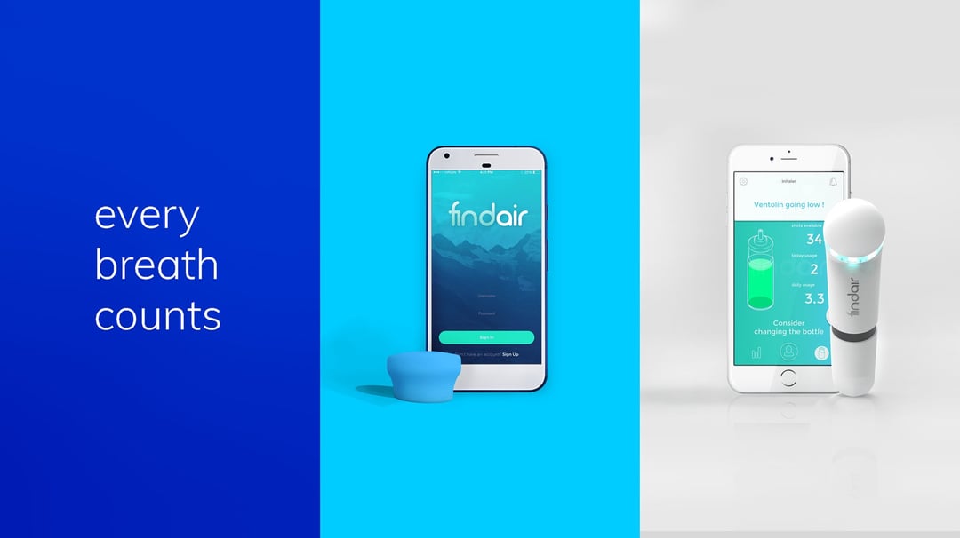 FindAir – nakładka na inhalator z aplikacją ułatwią życie chorym na astmę