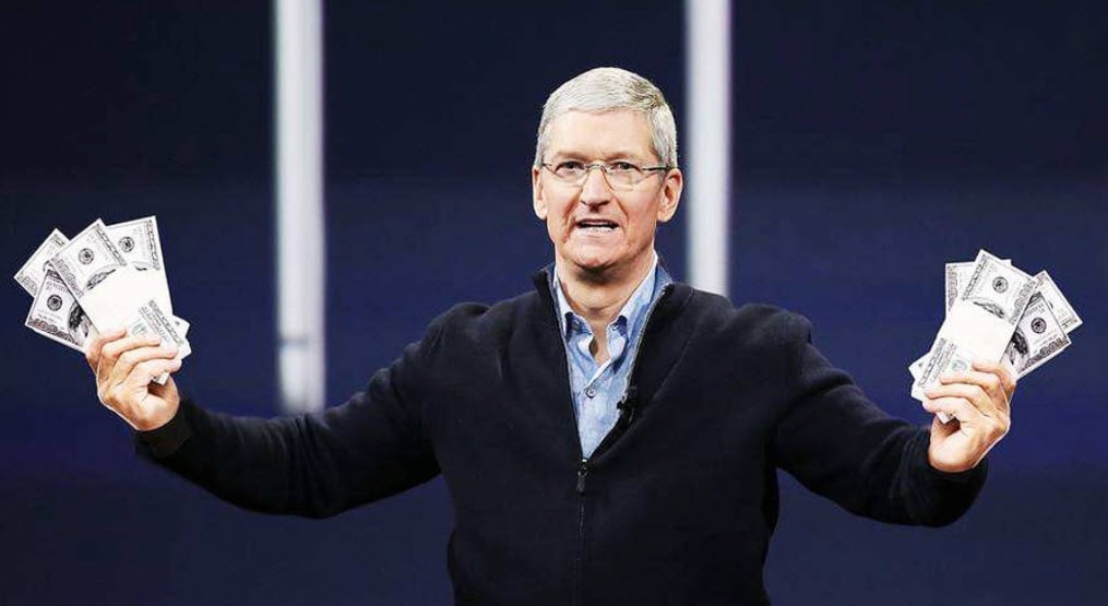 Tim Cook dostał od Apple solidną premię
