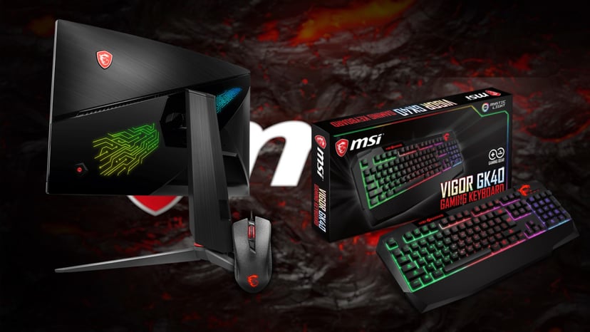 Nowe akcesoria MSI: klawiatura, mysz, słuchawki i monitor