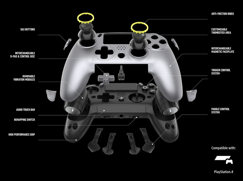 SCUFF Vantage – modyfikowalny pad do PS4