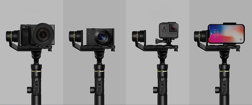 FeiyuTech G6 Plus – uniwersalny stabilizator do smartfonów, aparatów i kamer sportowych