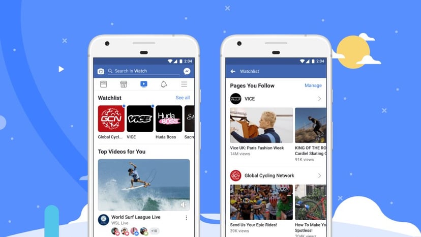 Facebook Watch w kolejnych krajach
