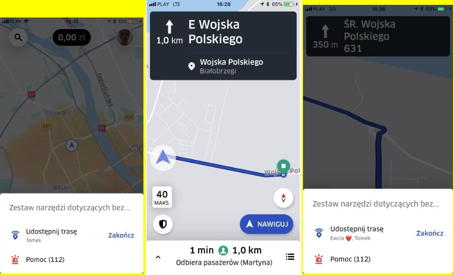 Uber wprowadza funkcje bezpieczeństwa