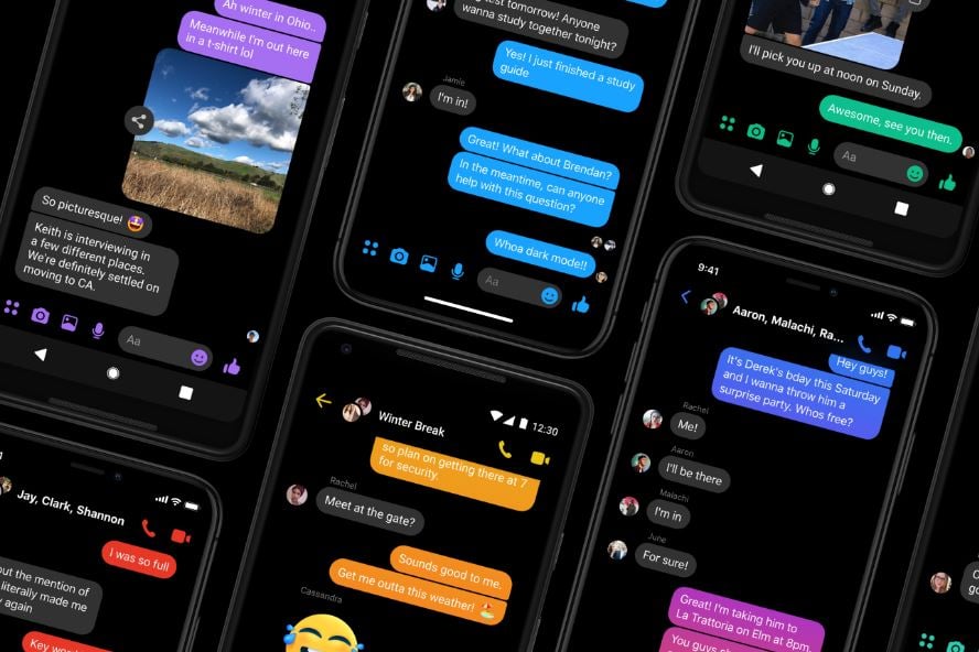 Tryb ciemny w Messengerze włączysz za pomocą emotikonu