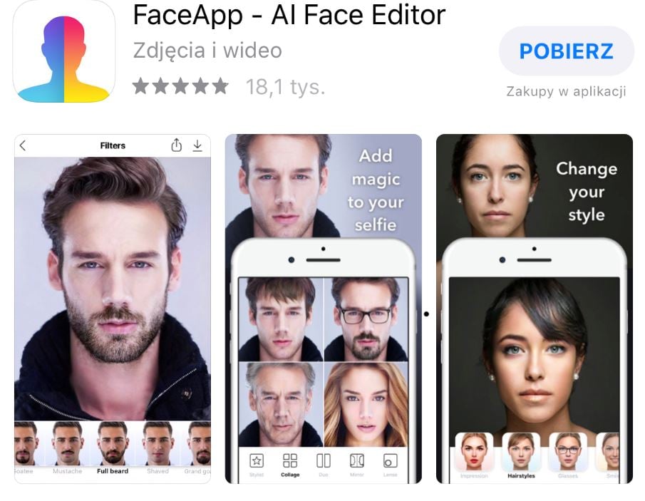 Min. Cyfryzacji: FaceApp nie jest groźniejszy od podobnych aplikacji
