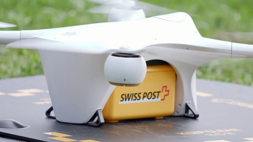 Dron pocztowy spadł tuż obok grupy przedszkolaków