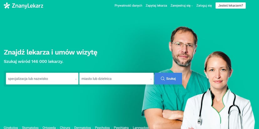ZnanyLekarz.pl kupuje włoską firmę. To kolejne przejęcie.