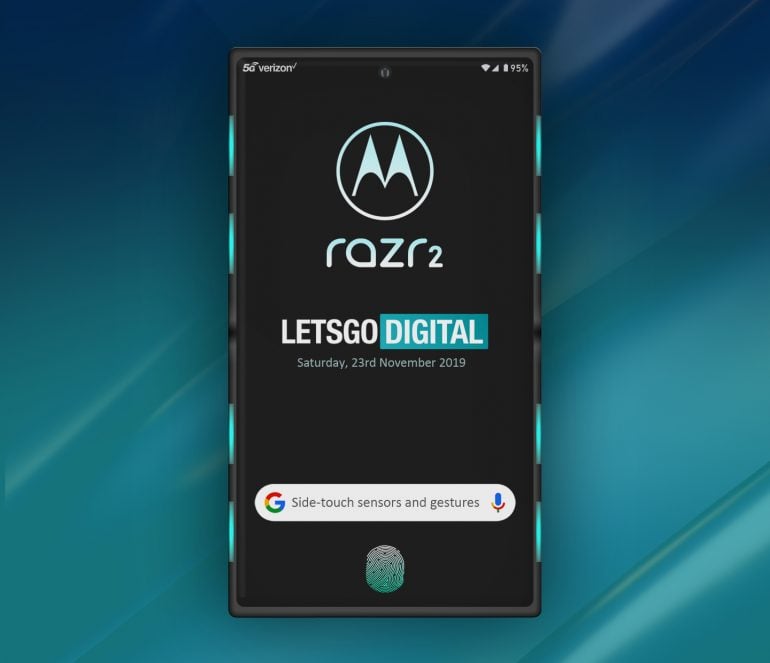 Razr 2 z wirtualnymi przyciskami i obsługą gestów