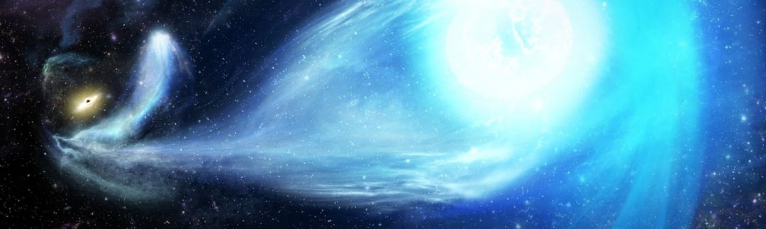 Gwiazda, wystrzelona przez czarną dziurę, pędzi poza granice naszej galaktyki