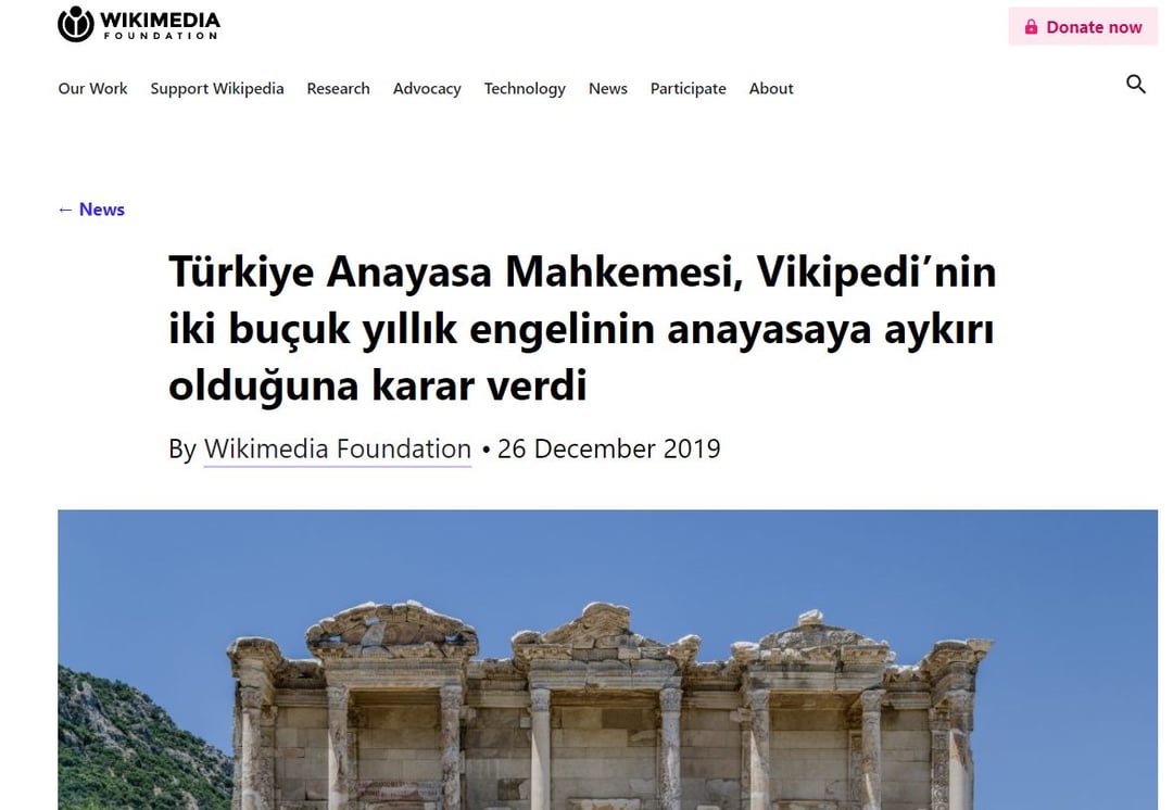Wikipedia będzie ponownie dostępna w Turcji
