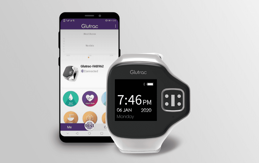 Glutrack – zegarek dla diabetyków trafia na rynek. GlucoTrack już na nim jest