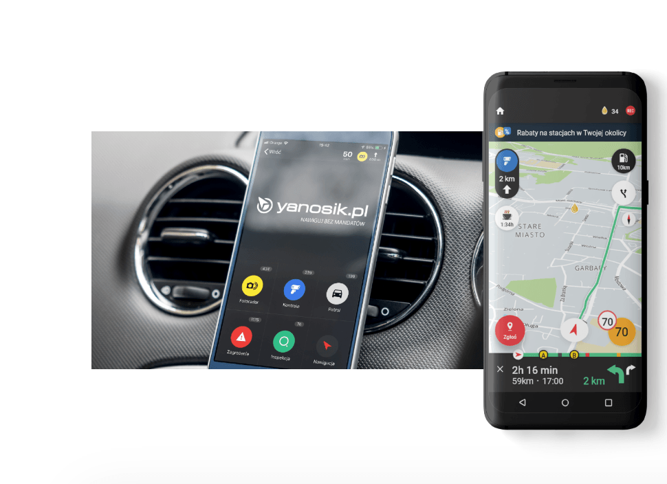 Yanosik – więcej inofrmacji o nieoznakowanych patrolach