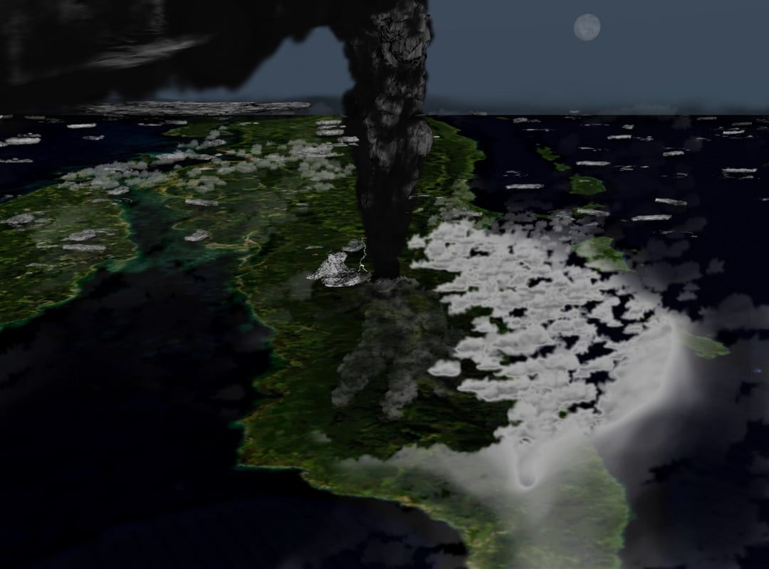 Superwulkan mógł zniszczyć warstwę ozonową i doprowadzić do oparzeń u naszych przodków