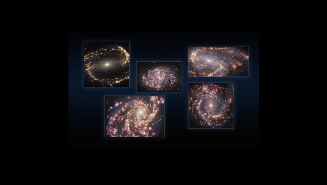 Rozgrzany gaz i młode gwiazdy. Astronomowie udostępnili zdjęcia pobliskich galaktyk