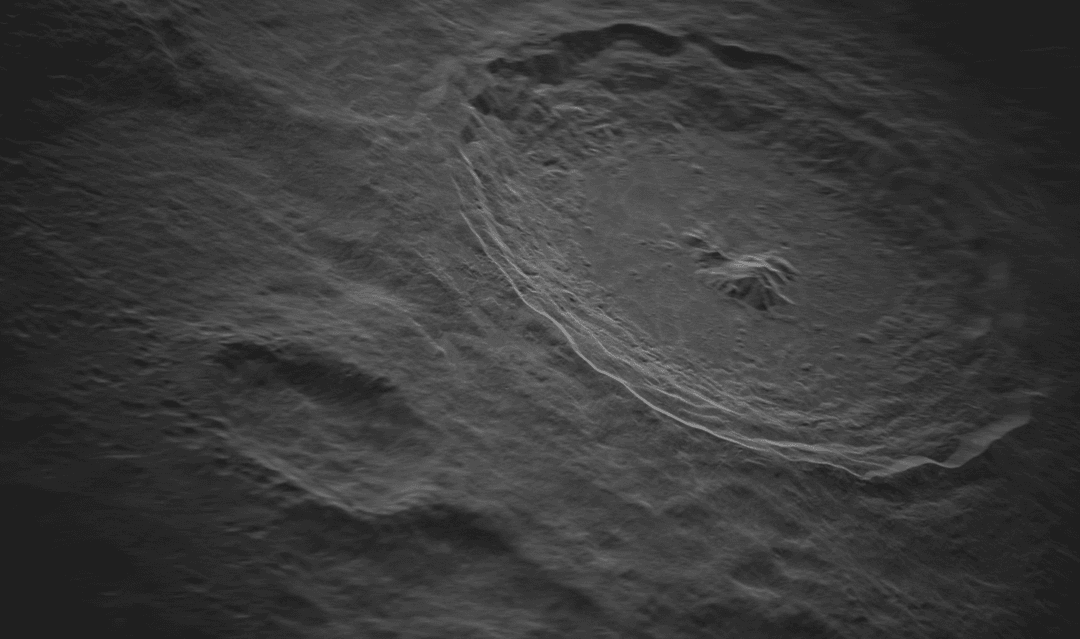 Niezwykłe zdjęcie krateru Tycho na Księżycu