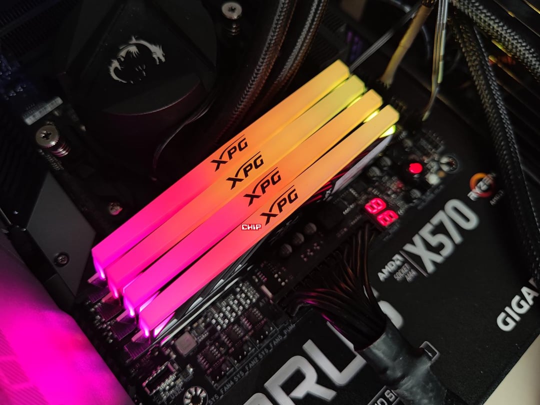 Test pamięci DDR4 XPG Spectrix D41 4x 8 GB 3000 MHz