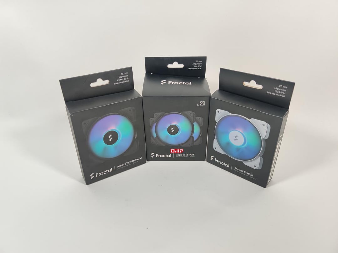 Test wentylatorów Fractal Design Aspect 12 RGB