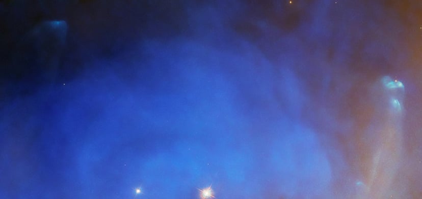 Teleskop Hubble’a znowu zachwyca. W rolach głównych dżet i Mgławica Biegnący Człowiek