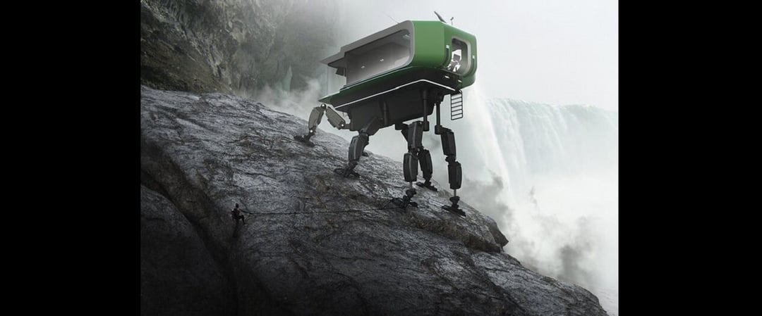 Mobilny dom, który przemieszcza się na sześciu nogach. Czy tak będą kiedyś wyglądać budynki mieszkalne?