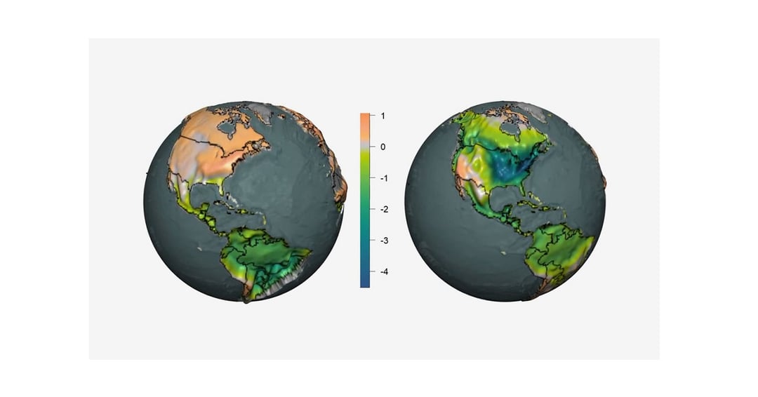 Ziemia pochłania i emituje węgiel niczym ludzkie płuca. Można to zobaczyć na nowej animacji
