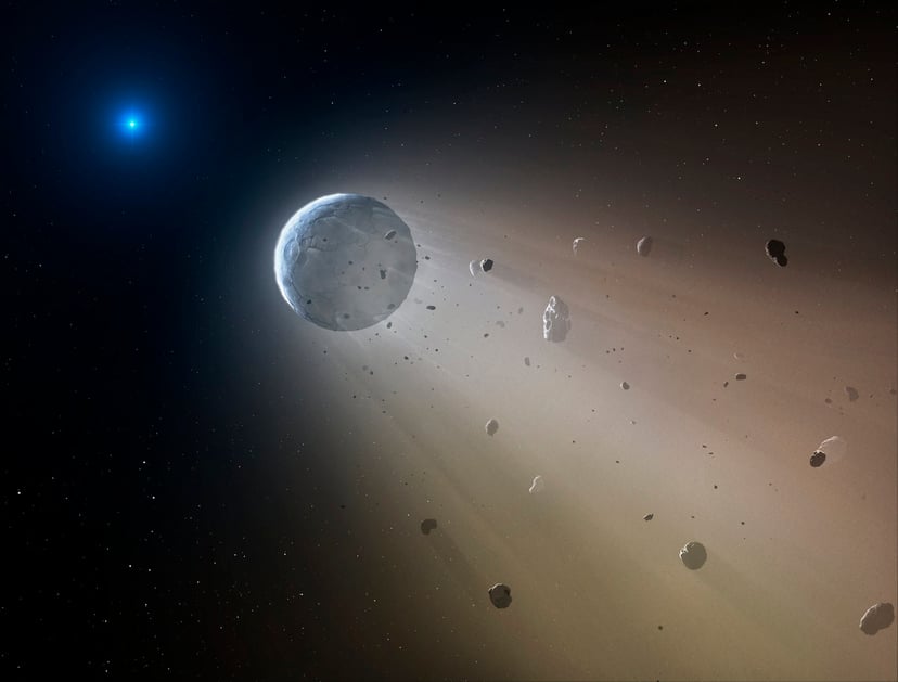 Biały karzeł rozerwał planetę na strzępy. Takie zjawisko nigdy wcześniej nie zostało zaobserwowane