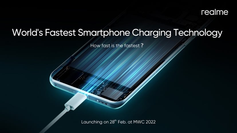 Już za tydzień realme przedstawi “najszybszą na świecie technologię ładowania smartfonów”