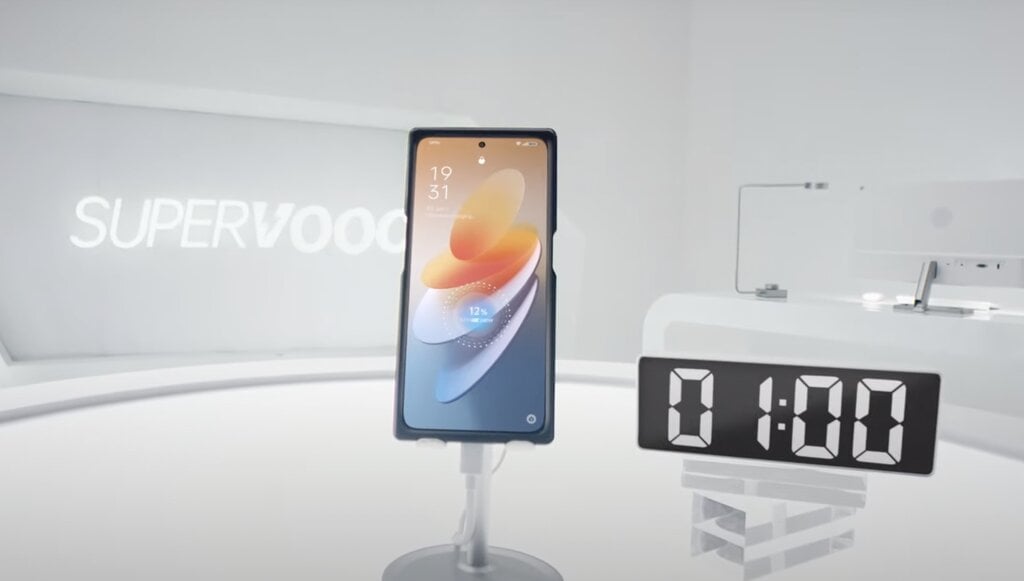 OPPO prezentuje możliwości szybkiego ładowania 240W Super VOOC