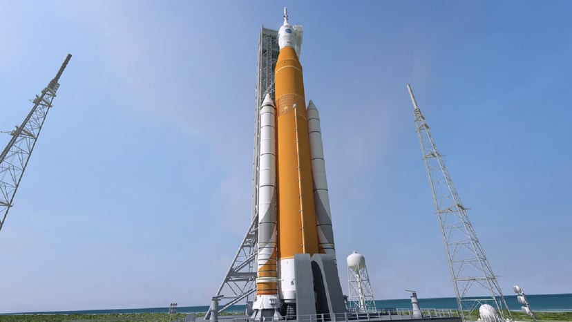Platforma startowa NASA trafiona piorunem. To stamtąd ma ruszyć misja Artemis I