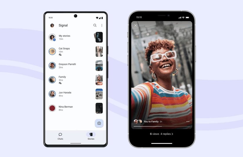 Jeszcze trochę i relacje będą wyświetlać nawet lodówki. Signal kopiuje Instagrama