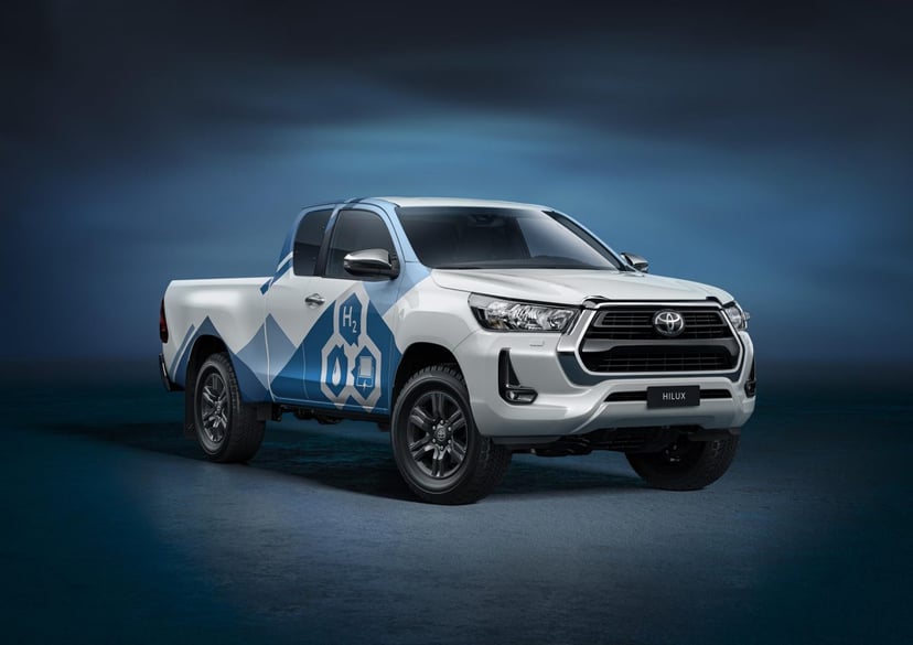 Toyota szykuje wyjątkowego pickupa. Wodorowy Hilux powstał z myślą o służbach mundurowych w Europie