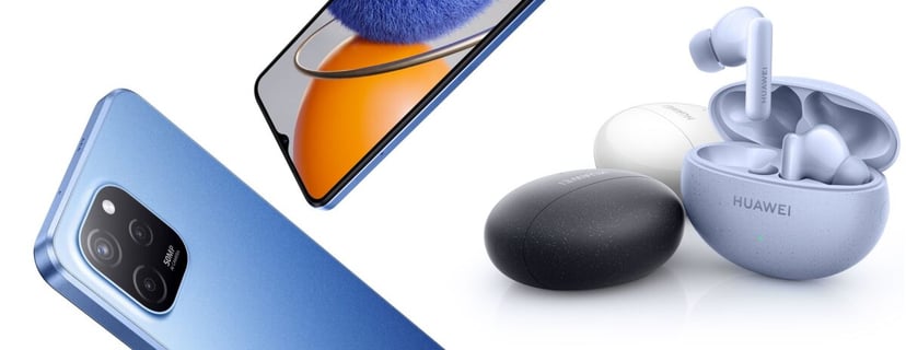 Huawei wprowadza do Polski kolejne nowości — FreeBuds 5i i nova Y61. Ceny sa atrakcyjne, zwłaszcza w zestawie