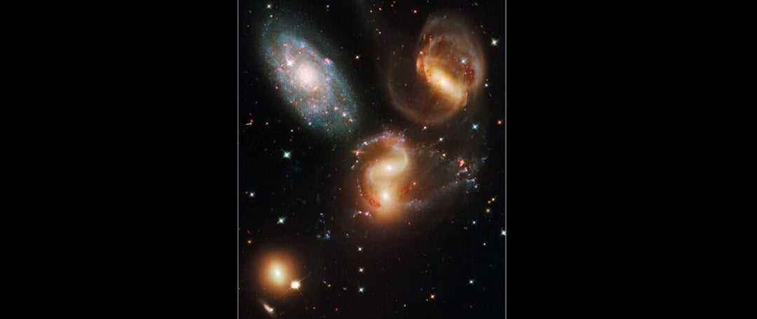 Kwintet Stephana i potężna fala uderzeniowa. Astronomowie śledzą wydarzenia sprzed milionów lat