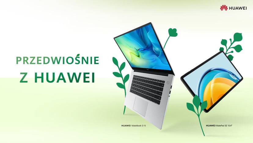 Startuje kolejna odsłona akcji Przedwiośnie z Huawei. Upoluj MateBooka lub MatePada w promocyjnej cenie