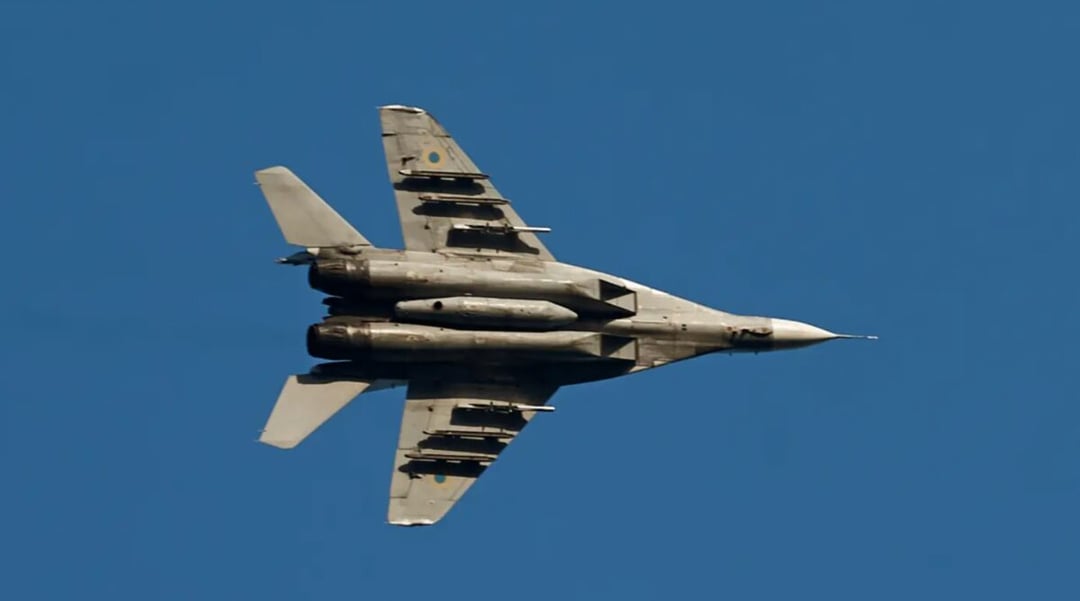 W to nagranie nie uwierzysz. Obejrzyj jak ukraiński pilot myśliwca sieje zniszczenie z iPada