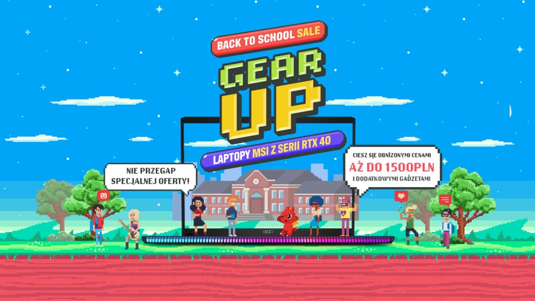 Promocja MSI z okazji powrotu do szkoły – niższe ceny i prezenty