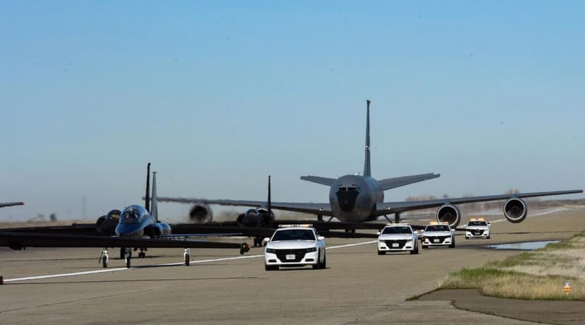 Majestatyczny pokaz samolotów szpiegowskich USA. W roli głównej U-2 Dragon Lady