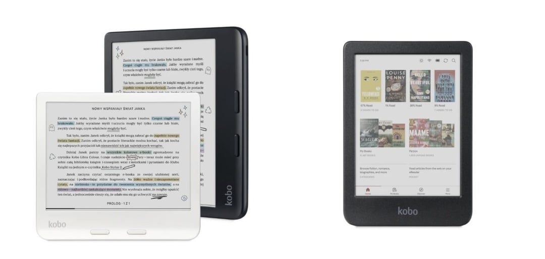 Kobo Libra Colour i Kobo Clara Colour – kolor na poważnie zmierza do czytników e-booków
