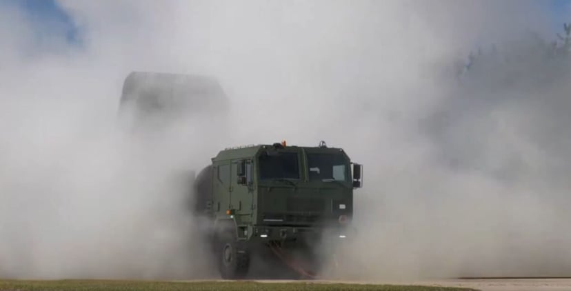 Pocisk CTM-290 wystrzelony z systemu Homar-K. Polska dostała pięć minut sławy