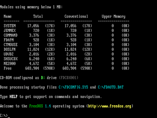 FreeDOS – pojawiła się nowa wersja darmowego systemu operacyjnego