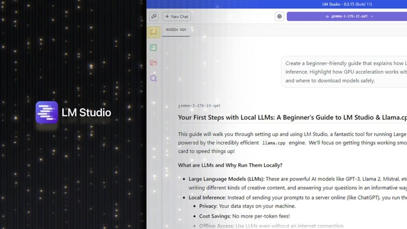 LM Studio daje nowe możliwości dzięki mocy RTX 50