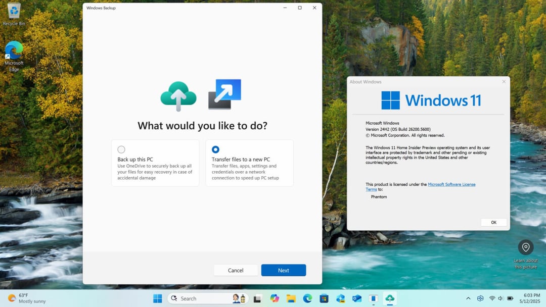 Już wkrótce Windows 11 ułatwi tworzenie kopii zapasowych, migrację, a nawet przenoszenie systemu