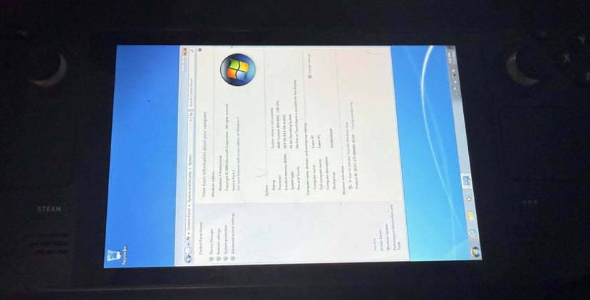 Windows 7 na Steam Decku? No tak jakby…