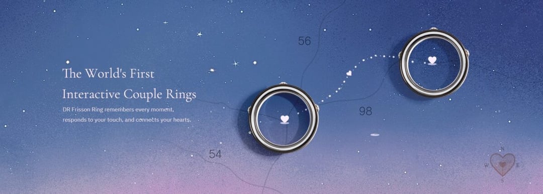 Darry Ring Frisson Collection — przyszłość relacji to interaktywne pierścionki dla par?