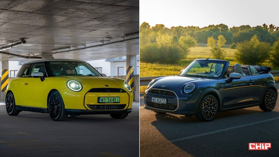 Elektryczny gokart czy wiatr we włosach? MINI Cooper SE kontra MINI Cooper S Cabrio