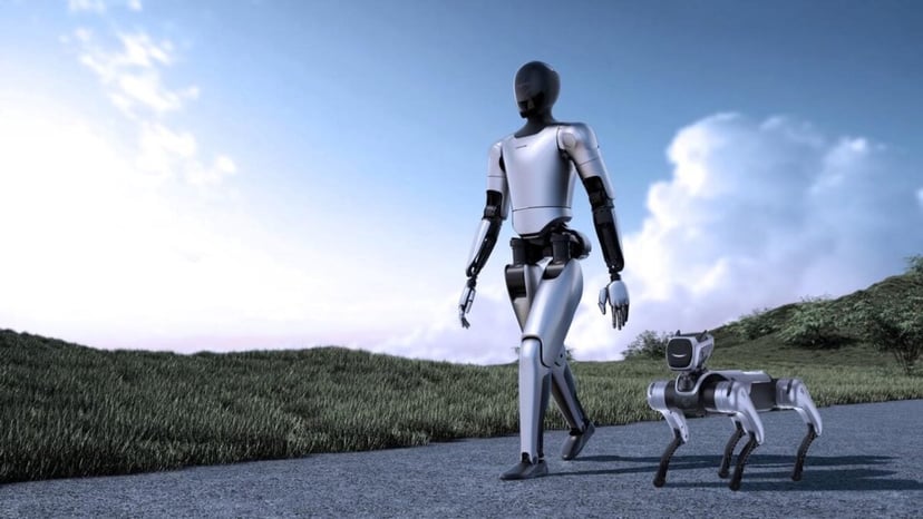 Ten humanoidalny robot to prawdziwy strongman. Lepiej nie wchodzić mu w drogę